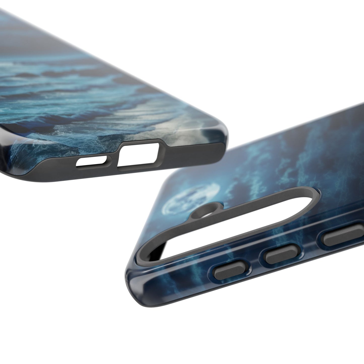 Midnight Ocean Moon - Samsung Galaxy Case - BOGO Cases
