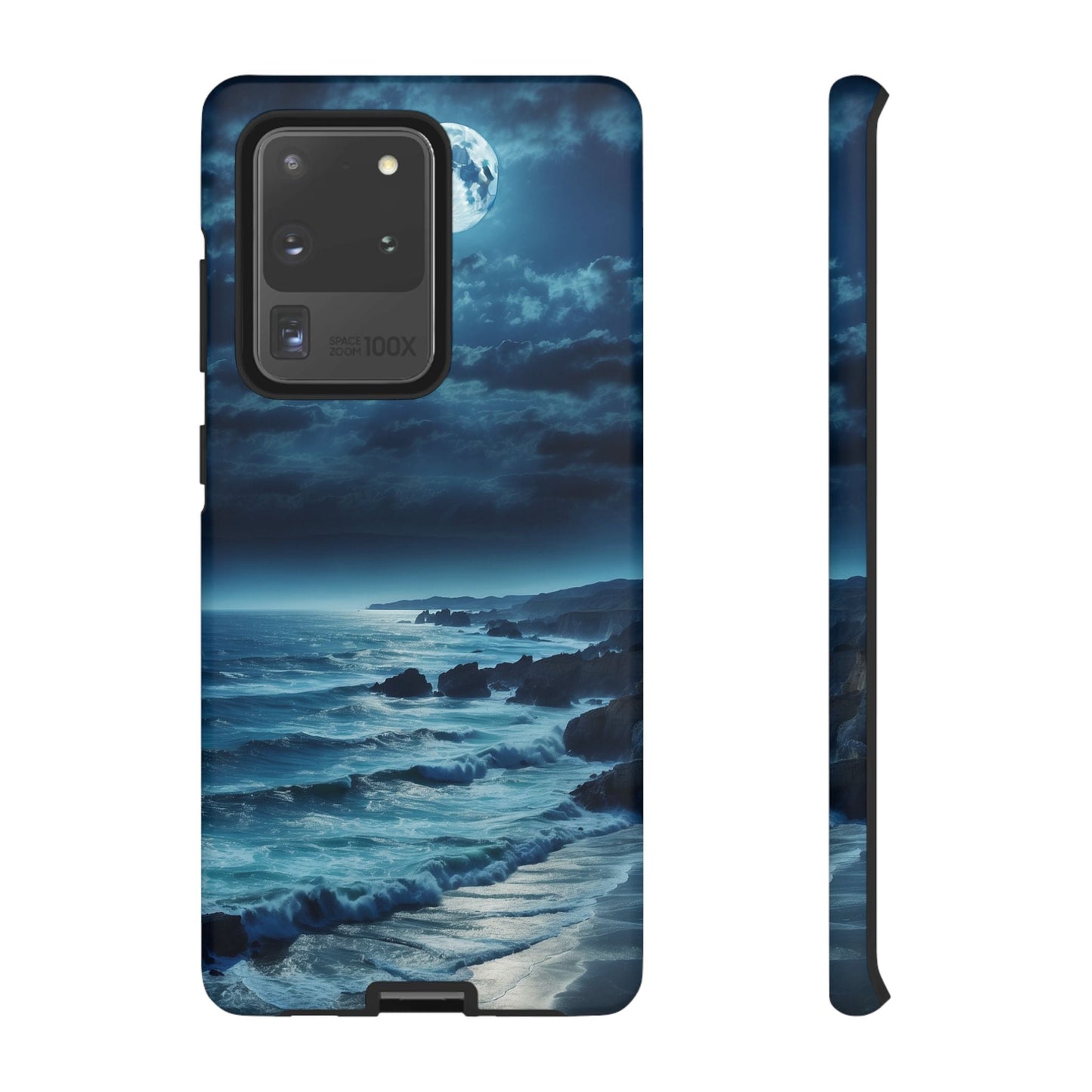 Midnight Ocean Moon - Samsung Galaxy Case - BOGO Cases