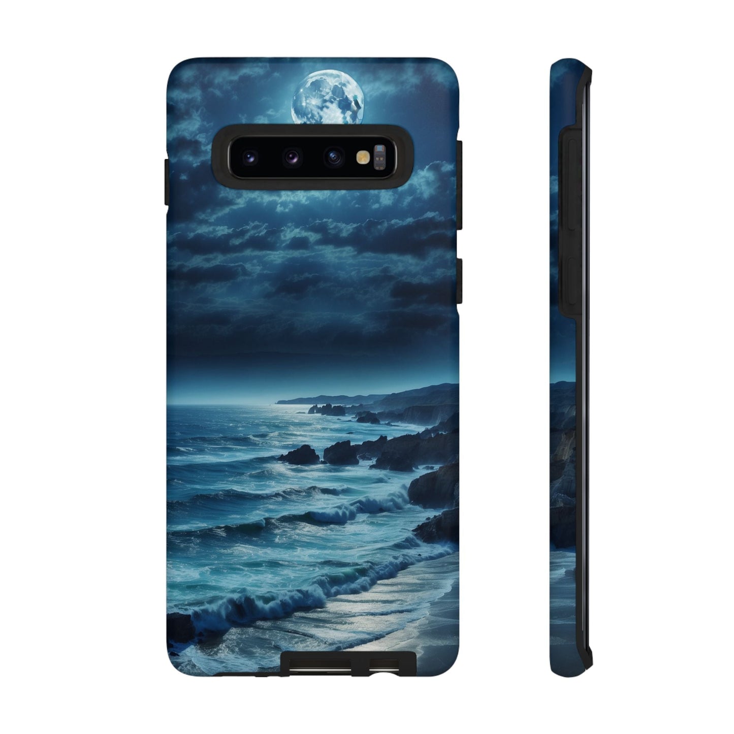 Midnight Ocean Moon - Samsung Galaxy Case - BOGO Cases