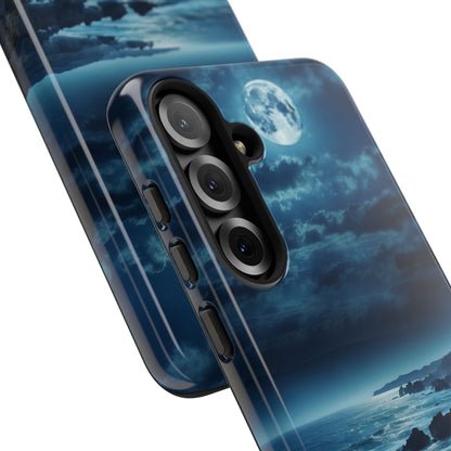 Midnight Ocean Moon - Samsung Galaxy Case - BOGO Cases