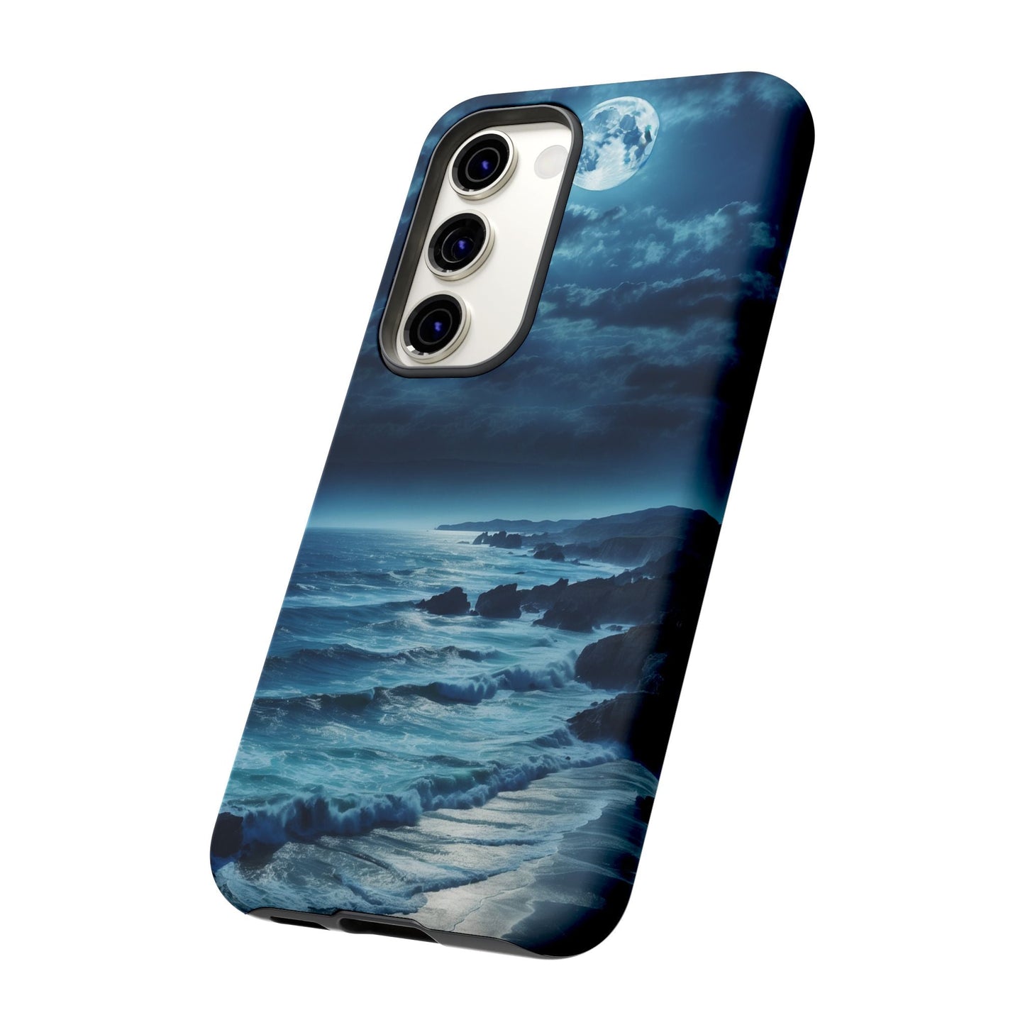 Midnight Ocean Moon - Samsung Galaxy Case - BOGO Cases