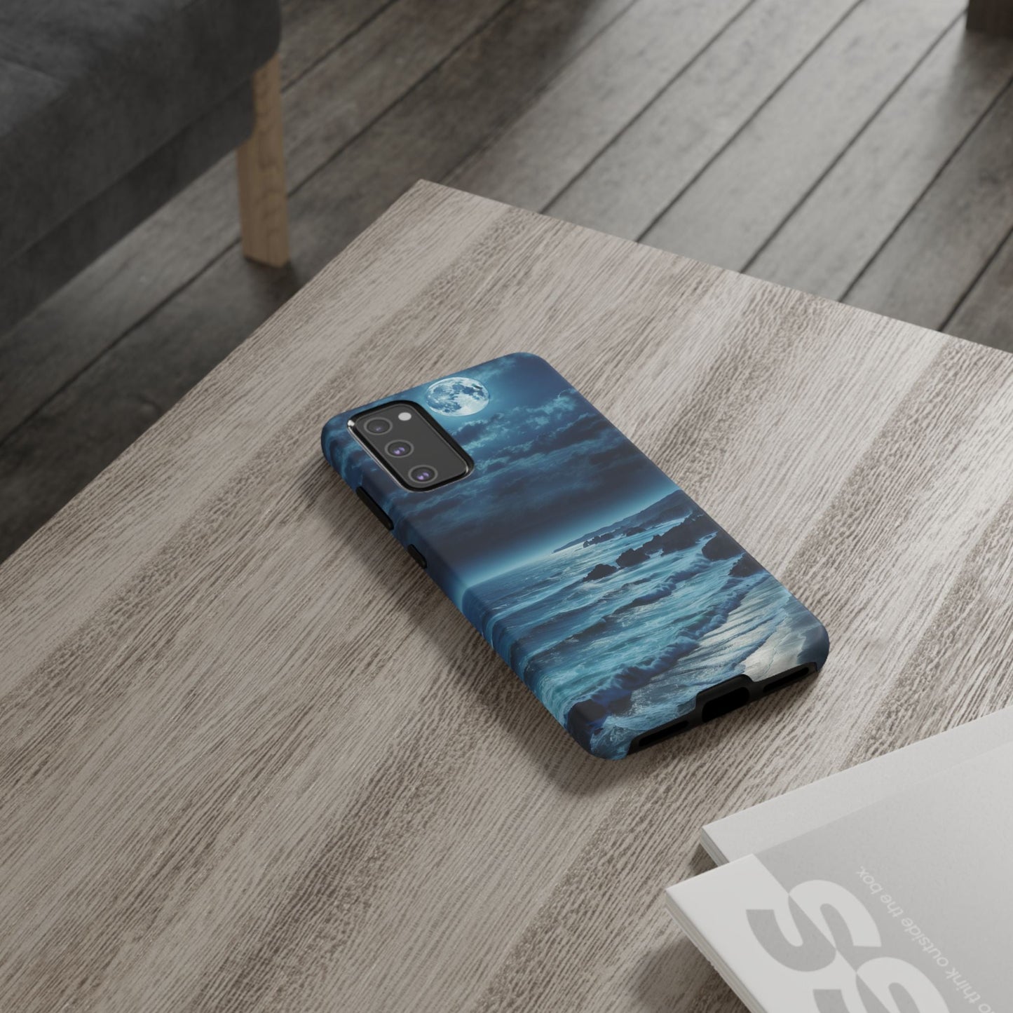Midnight Ocean Moon - Samsung Galaxy Case - BOGO Cases