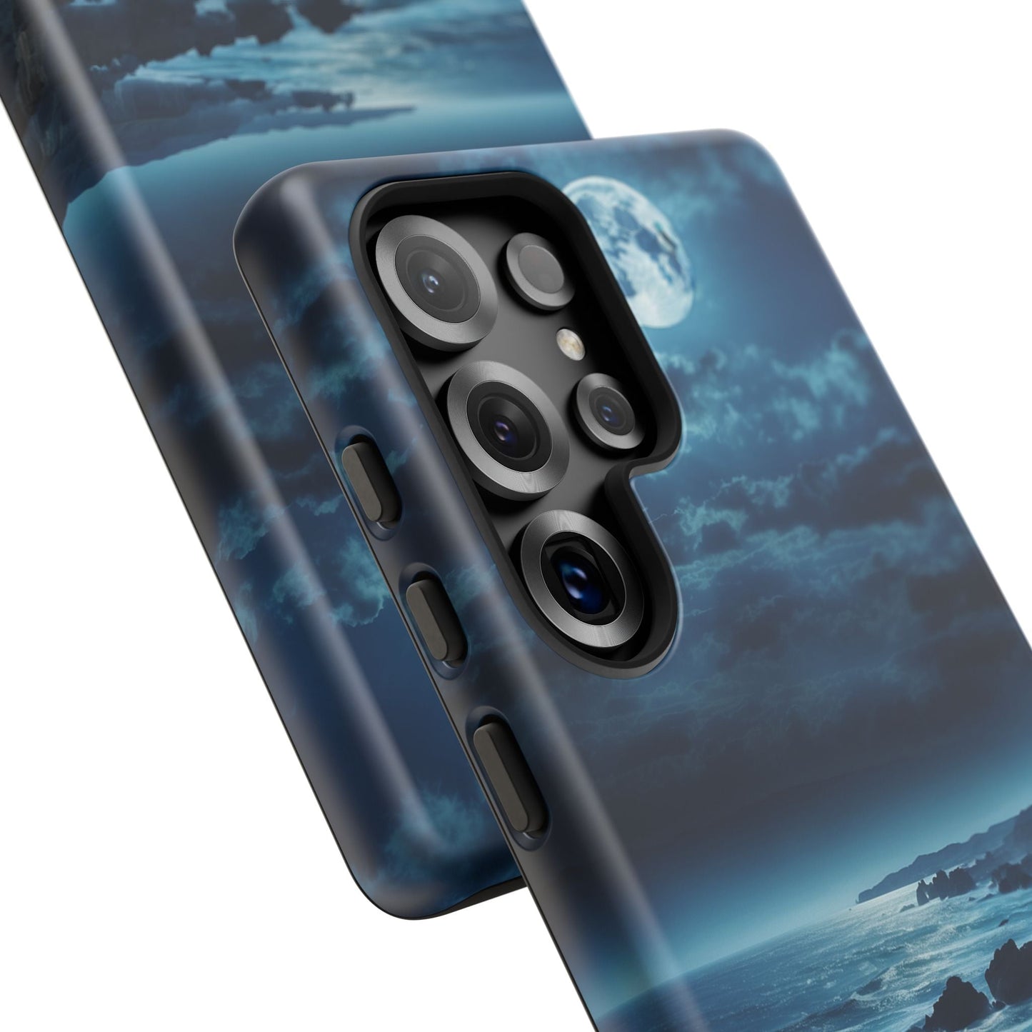 Midnight Ocean Moon - Samsung Galaxy Case - BOGO Cases