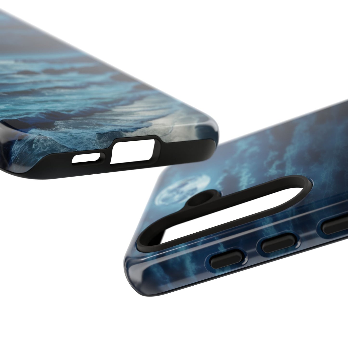 Midnight Ocean Moon - Samsung Galaxy Case - BOGO Cases