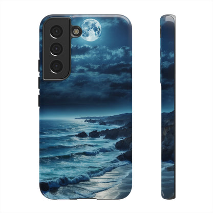Midnight Ocean Moon - Samsung Galaxy Case - BOGO Cases