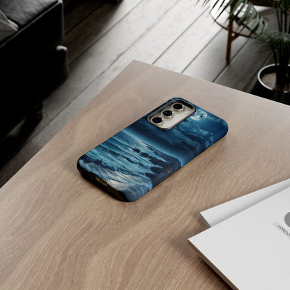 Midnight Ocean Moon - Samsung Galaxy Case - BOGO Cases