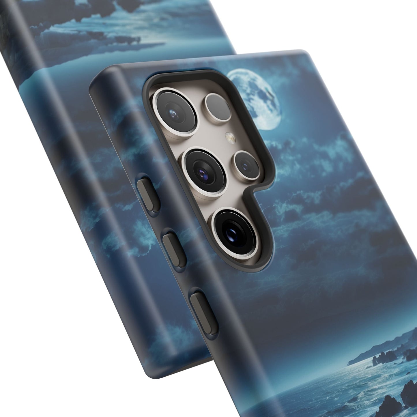 Midnight Ocean Moon - Samsung Galaxy Case - BOGO Cases