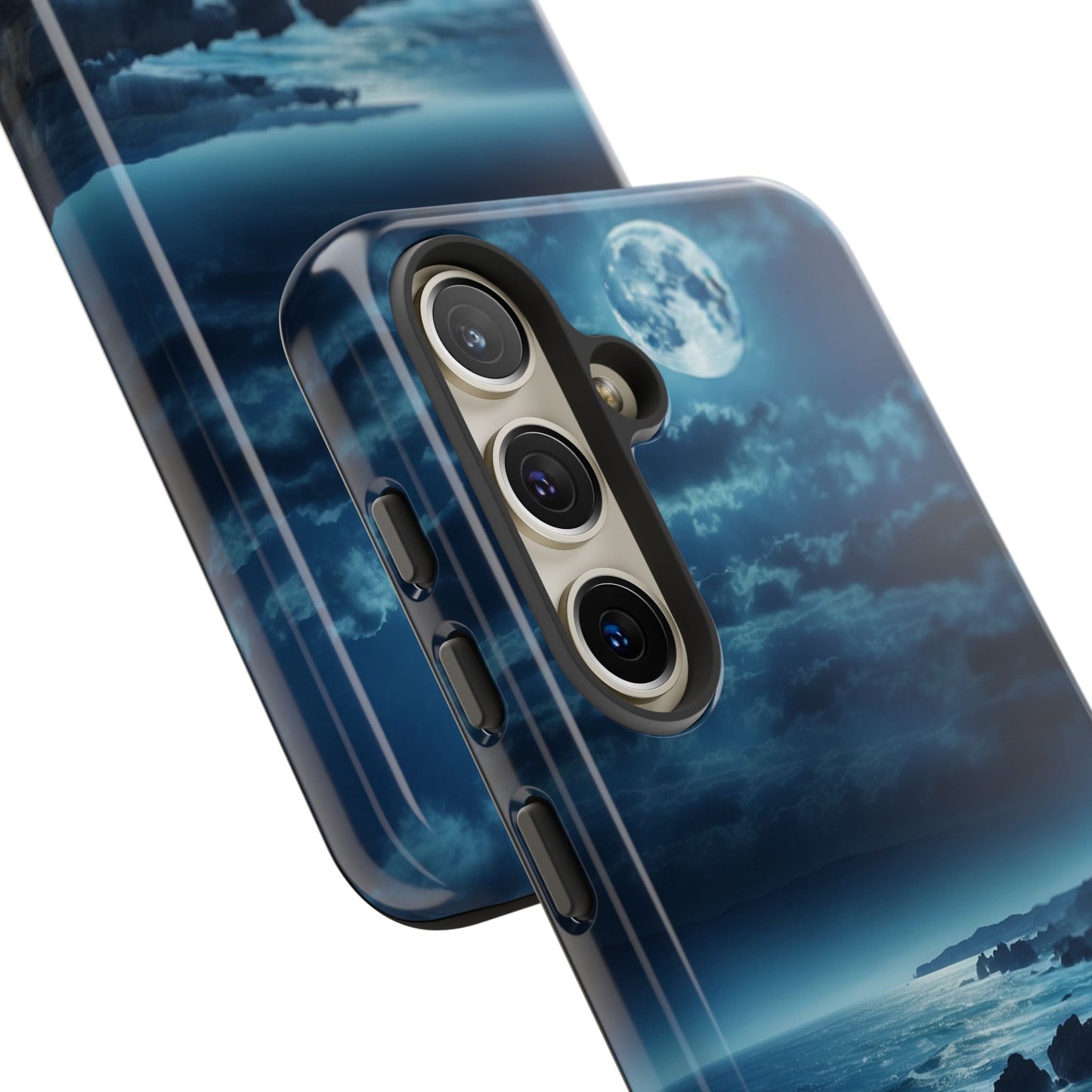Midnight Ocean Moon - Samsung Galaxy Case - BOGO Cases