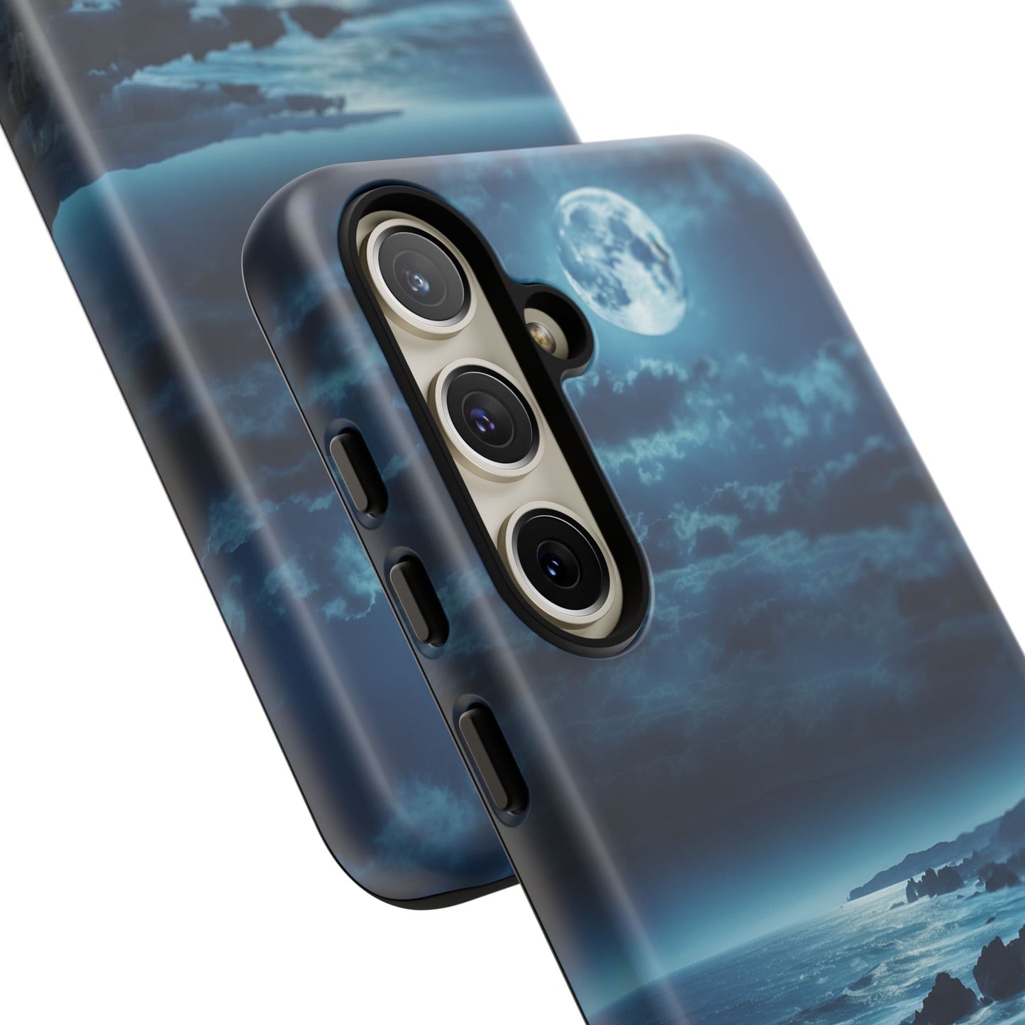 Midnight Ocean Moon - Samsung Galaxy Case - BOGO Cases