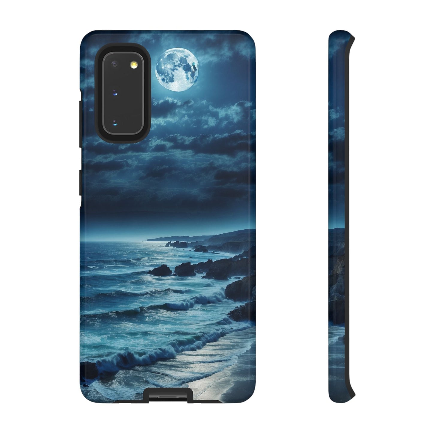 Midnight Ocean Moon - Samsung Galaxy Case - BOGO Cases