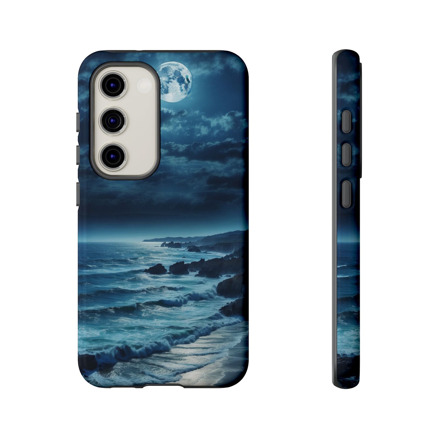 Midnight Ocean Moon - Samsung Galaxy Case - BOGO Cases