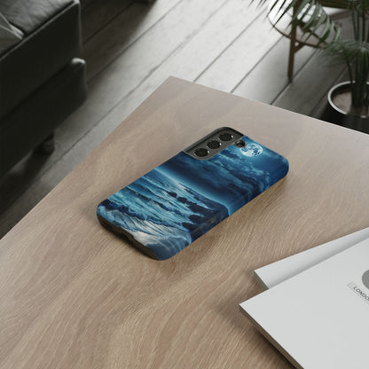 Midnight Ocean Moon - Samsung Galaxy Case - BOGO Cases
