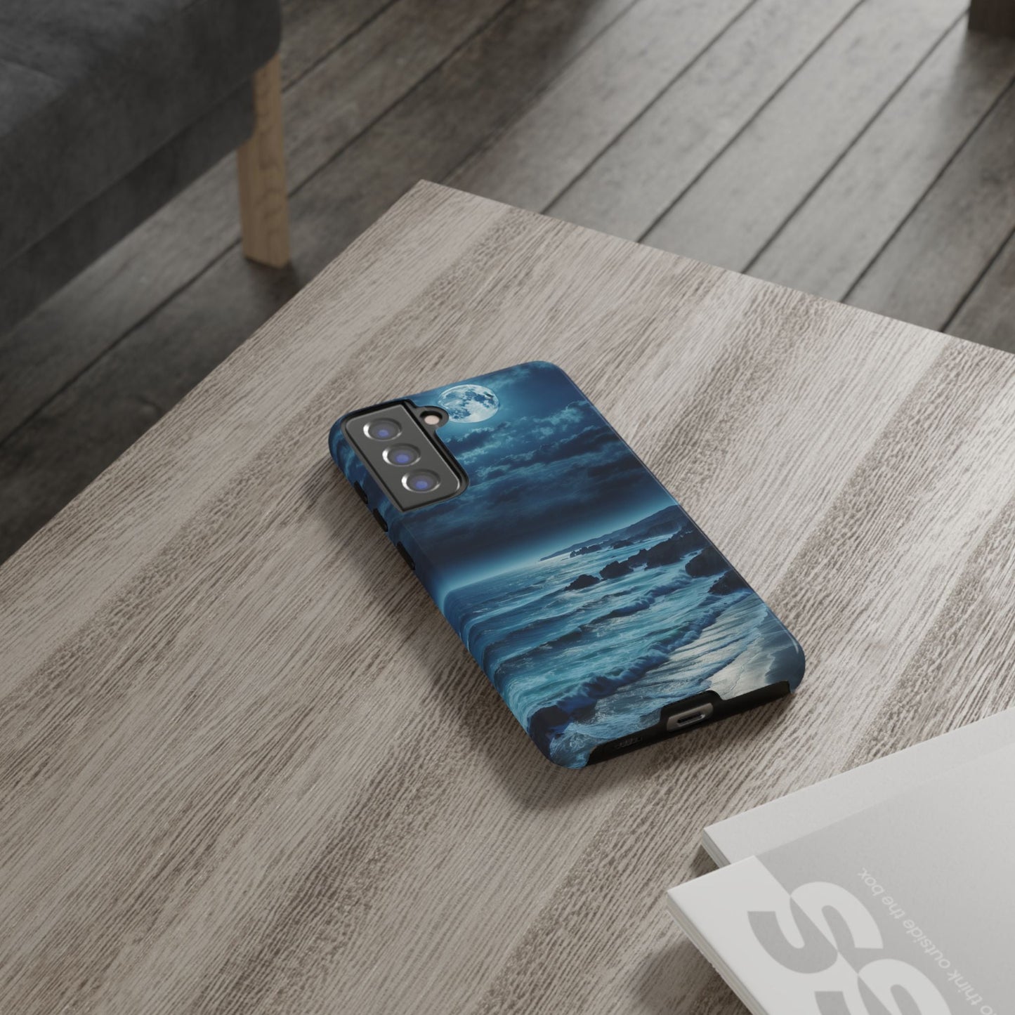 Midnight Ocean Moon - Samsung Galaxy Case - BOGO Cases