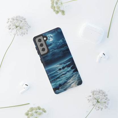 Midnight Ocean Moon - Samsung Galaxy Case - BOGO Cases