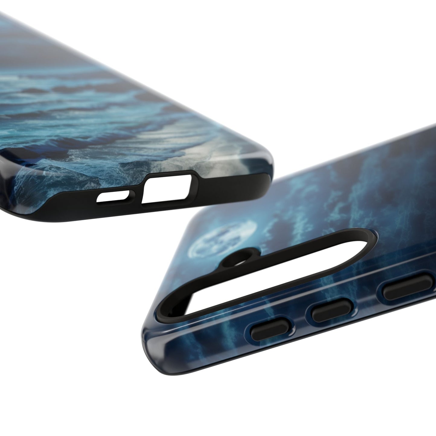 Midnight Ocean Moon - Samsung Galaxy Case - BOGO Cases