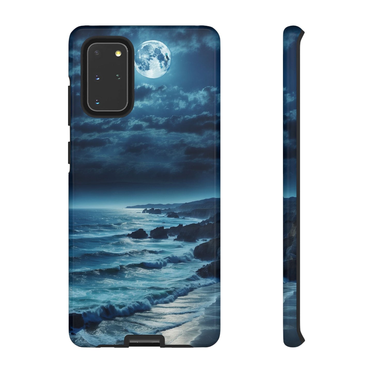 Midnight Ocean Moon - Samsung Galaxy Case - BOGO Cases