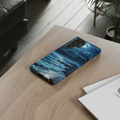 Midnight Ocean Moon - Samsung Galaxy Case - BOGO Cases