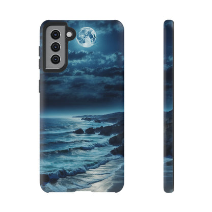Midnight Ocean Moon - Samsung Galaxy Case - BOGO Cases