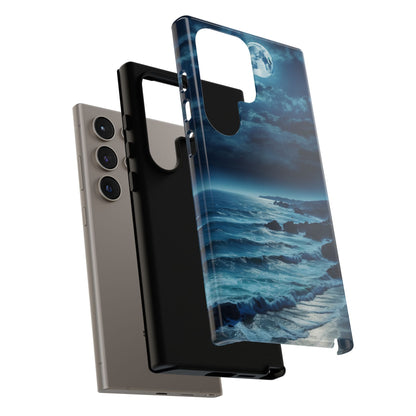 Midnight Ocean Moon - Samsung Galaxy Case - BOGO Cases
