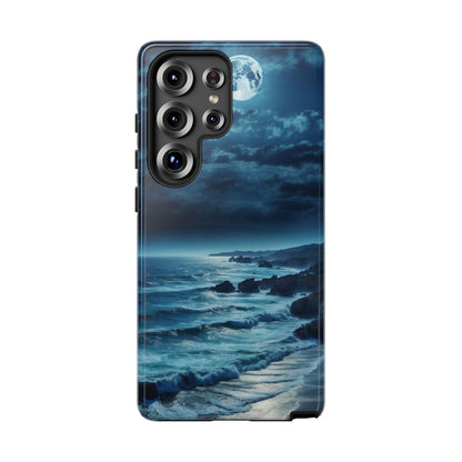 Midnight Ocean Moon - Samsung Galaxy Case - BOGO Cases