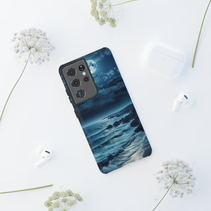 Midnight Ocean Moon - Samsung Galaxy Case - BOGO Cases