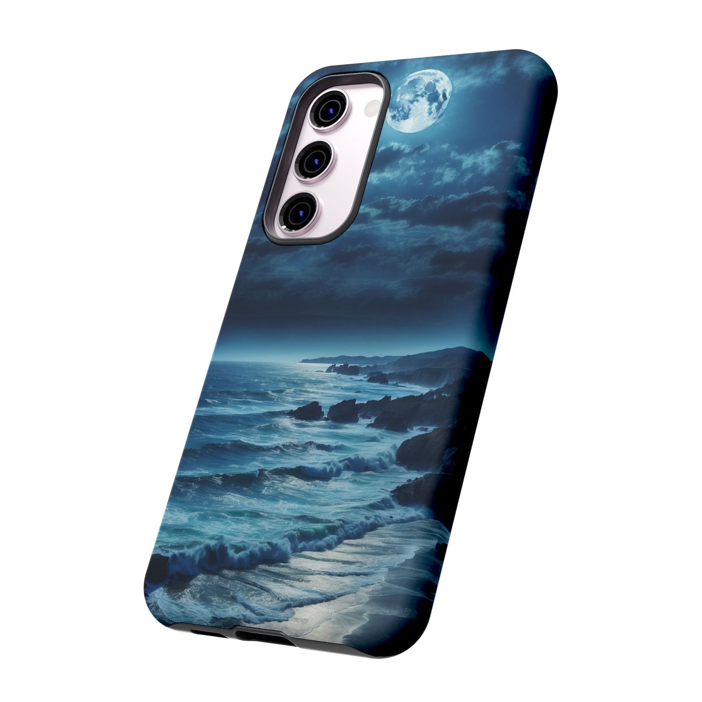 Midnight Ocean Moon - Samsung Galaxy Case - BOGO Cases
