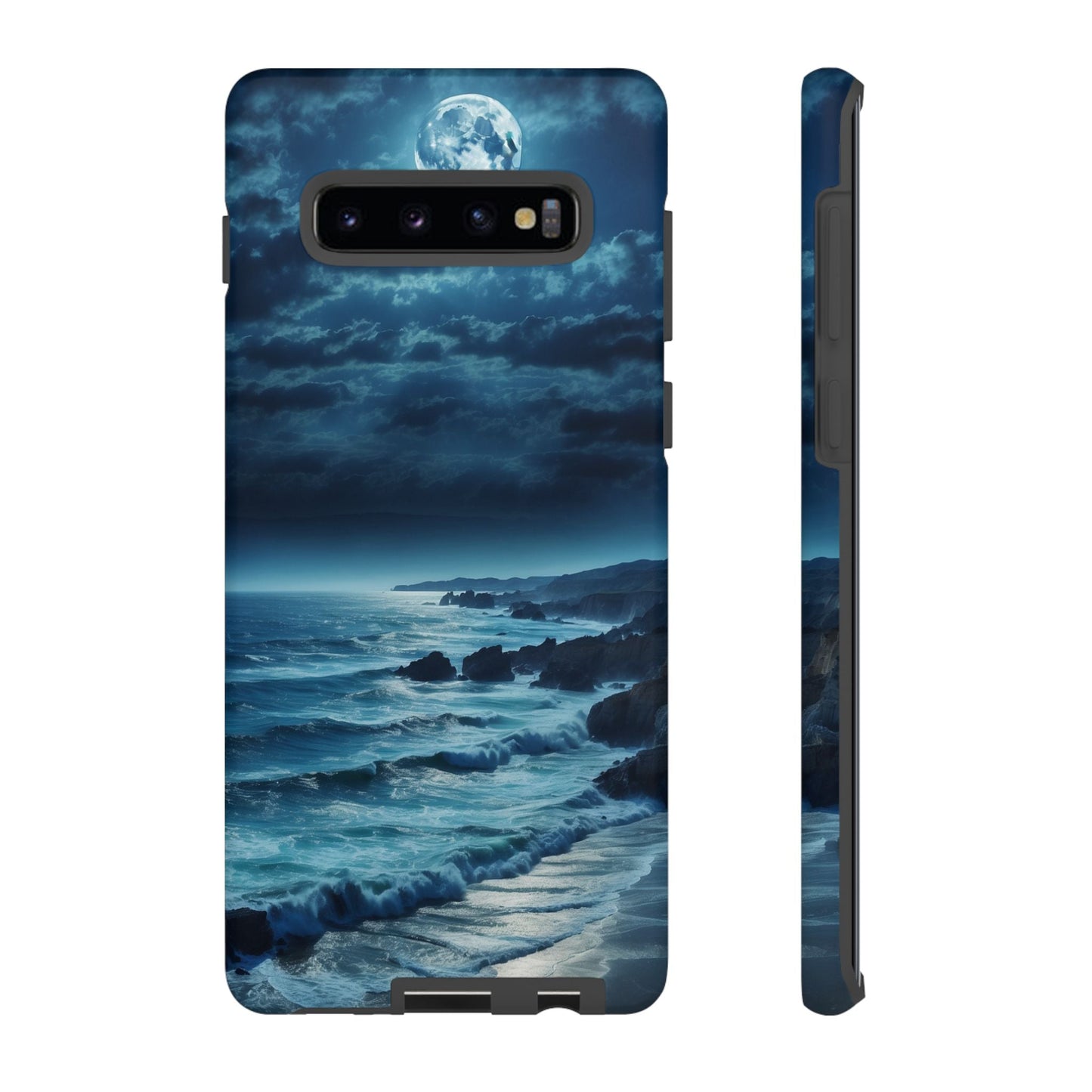 Midnight Ocean Moon - Samsung Galaxy Case - BOGO Cases