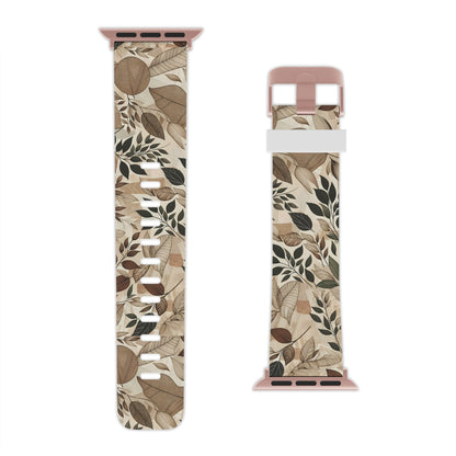 Minimalist Leaf Pattern Apple Watch Band - BOGO Cases