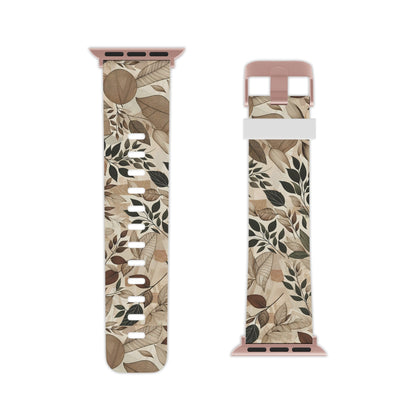 Minimalist Leaf Pattern Apple Watch Band - BOGO Cases