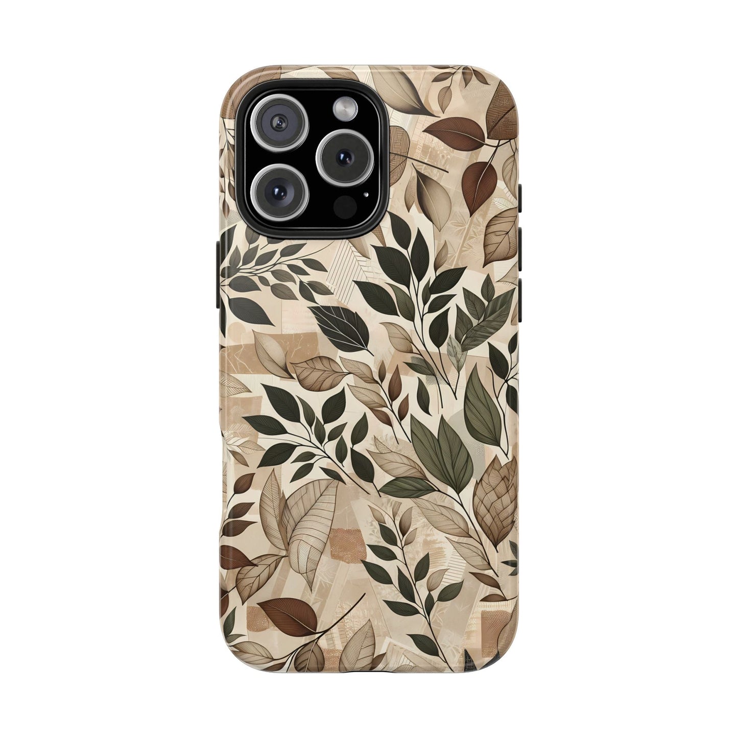 Minimalist Leaf Pattern iPhone Case - BOGO Cases