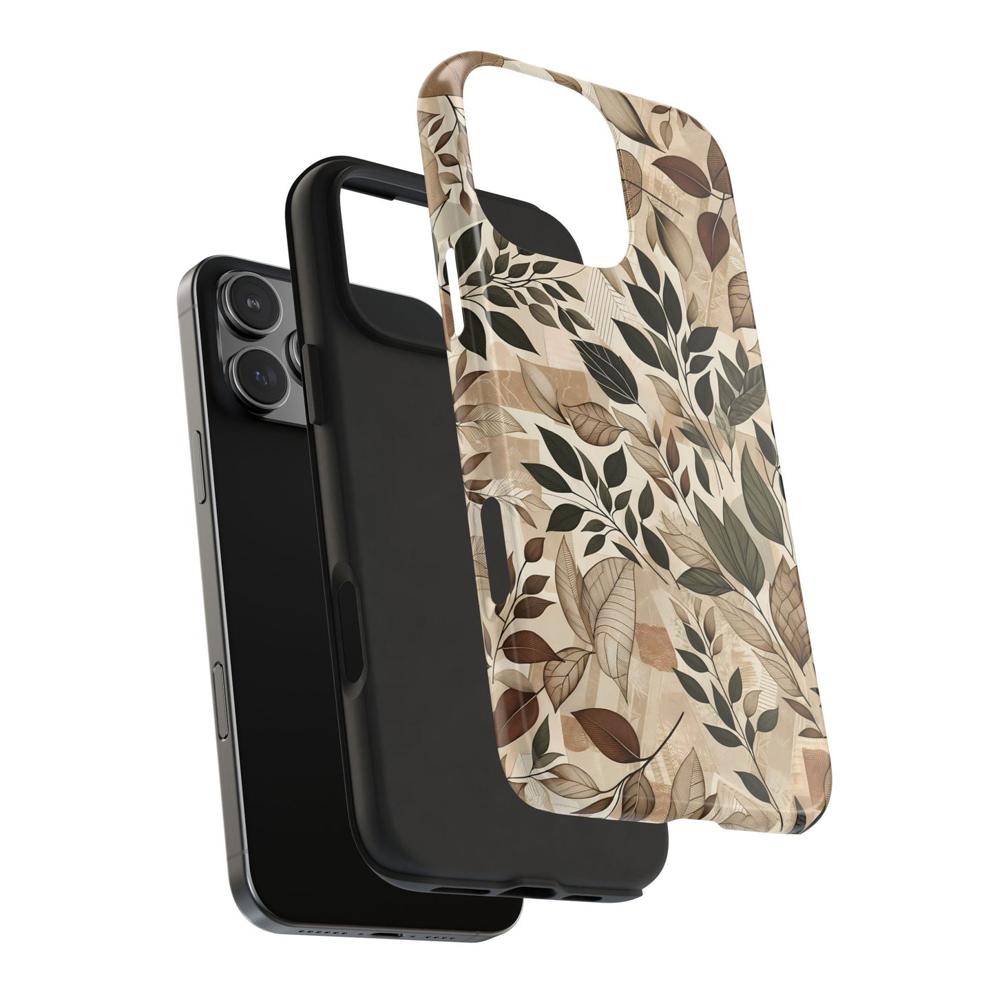 Minimalist Leaf Pattern iPhone Case - BOGO Cases