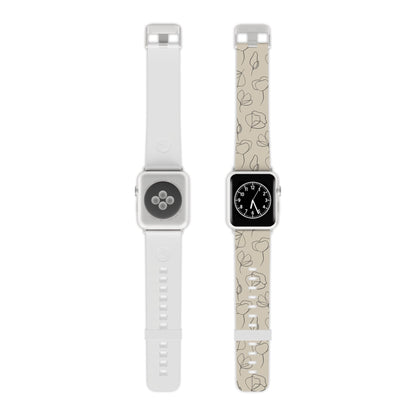 Minimalist Line Art Floral  Apple Watch Band - BOGO Cases