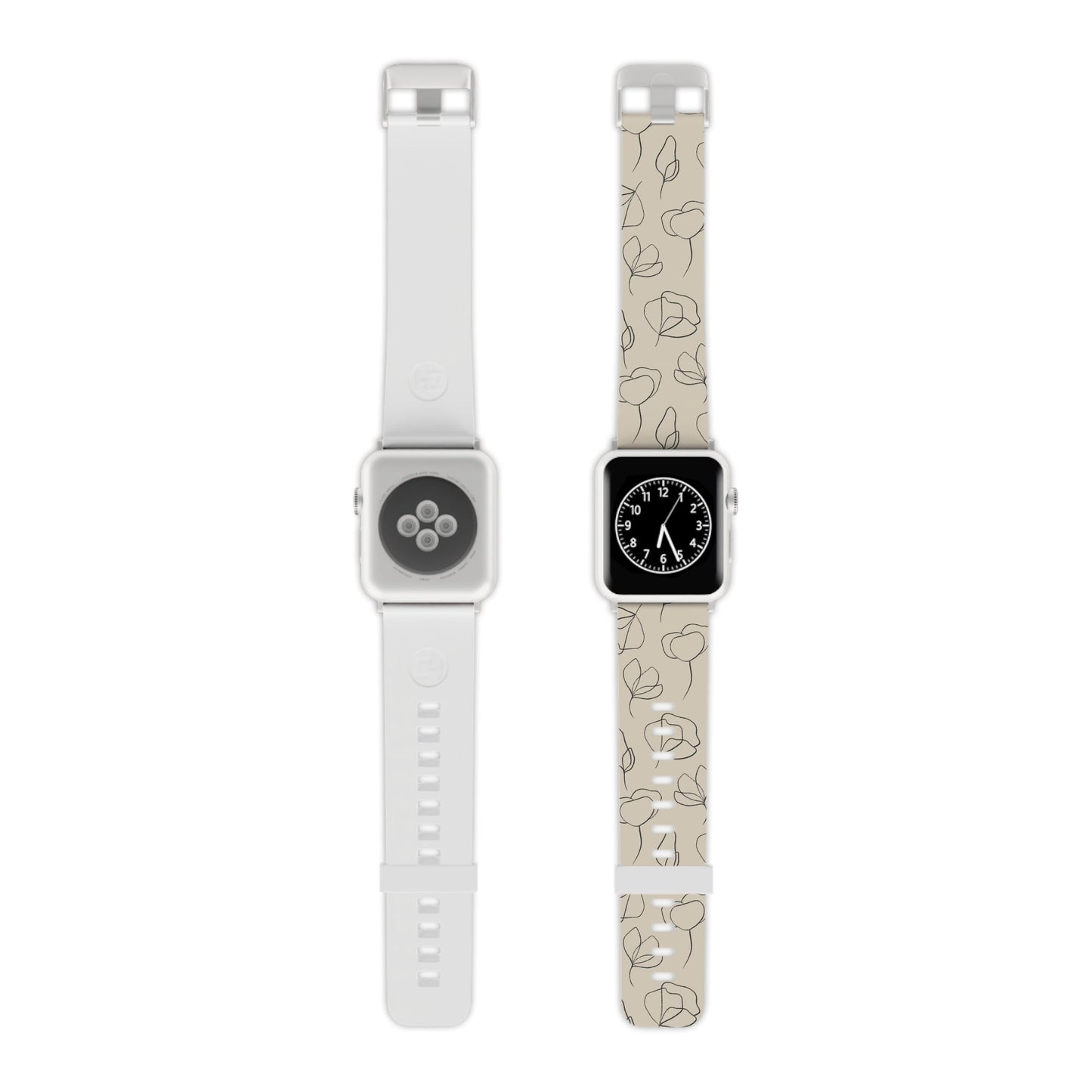 Minimalist Line Art Floral  Apple Watch Band - BOGO Cases