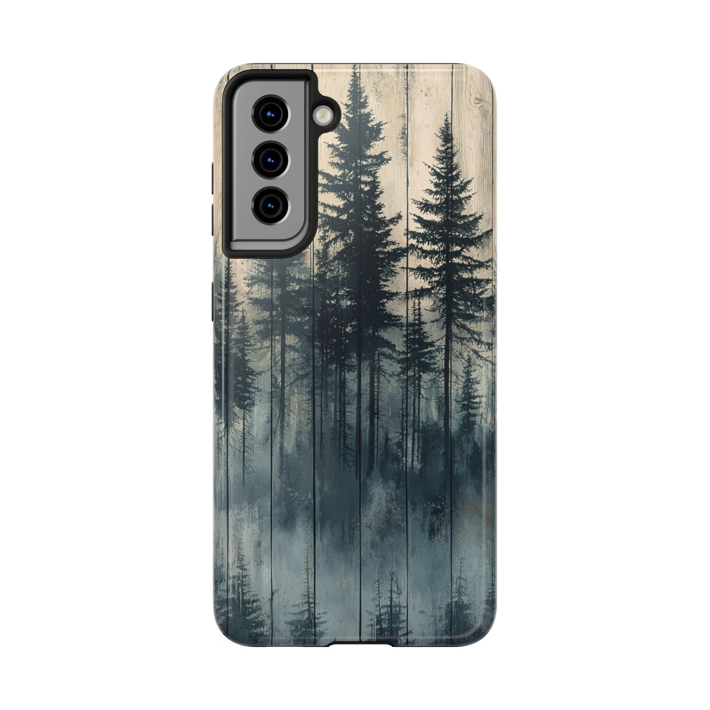 Misty Forest Samsung Galaxy Case - Rustic Nature - Inspired Protective Cover - BOGO Cases