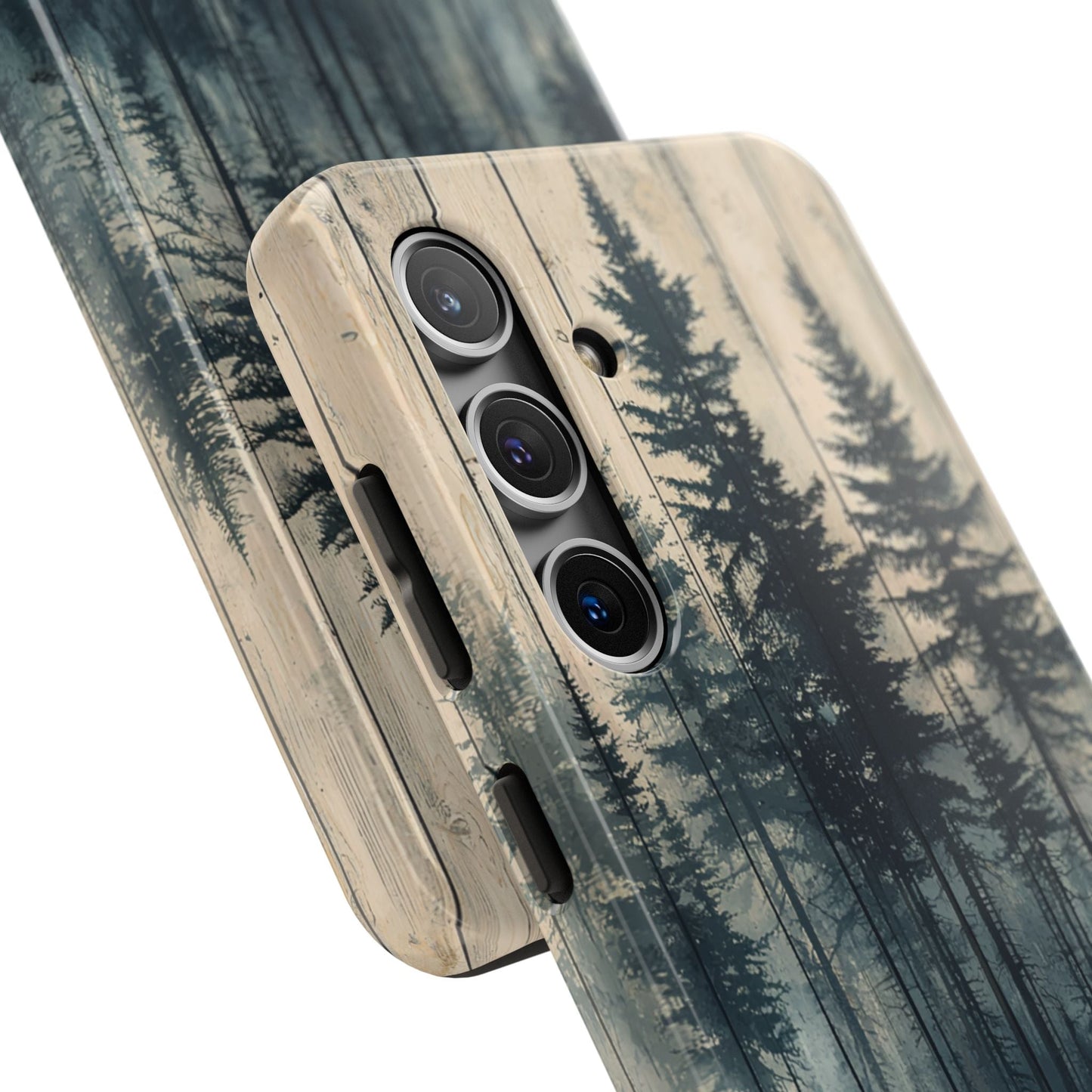 Misty Forest Samsung Galaxy Case - Rustic Nature - Inspired Protective Cover - BOGO Cases