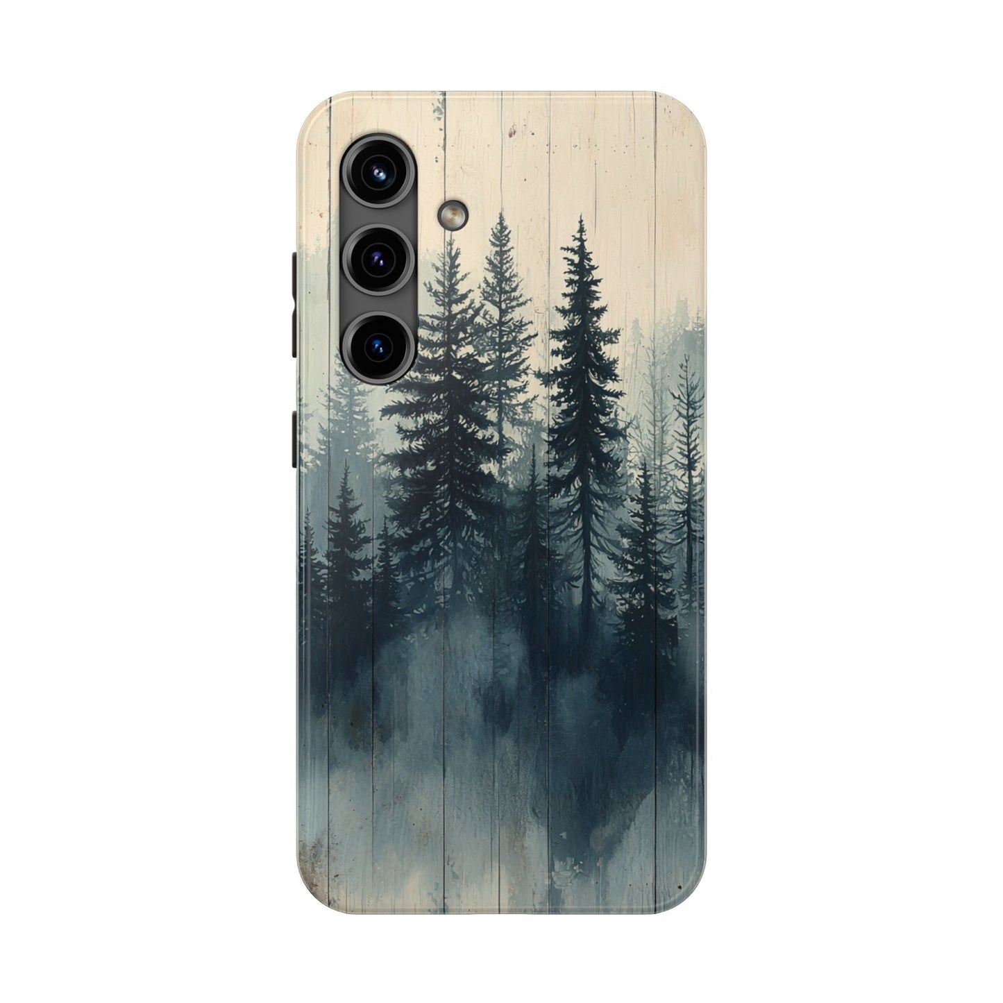 Misty Forest Wood Samsung Galaxy Case - Nature - Inspired Protective Cover - BOGO Cases