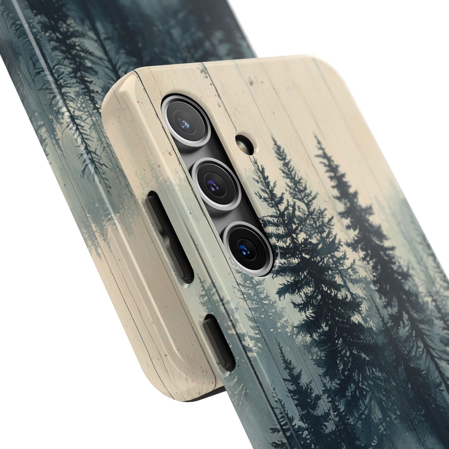 Misty Forest Wood Samsung Galaxy Case - Nature - Inspired Protective Cover - BOGO Cases