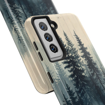 Misty Forest Wood Samsung Galaxy Case - Nature - Inspired Protective Cover - BOGO Cases