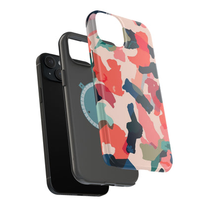 Modern Earthy Camo Abstract – MagSafe iPhone Case - BOGO Cases