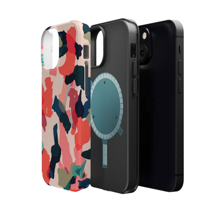 Modern Earthy Camo Abstract – MagSafe iPhone Case - BOGO Cases