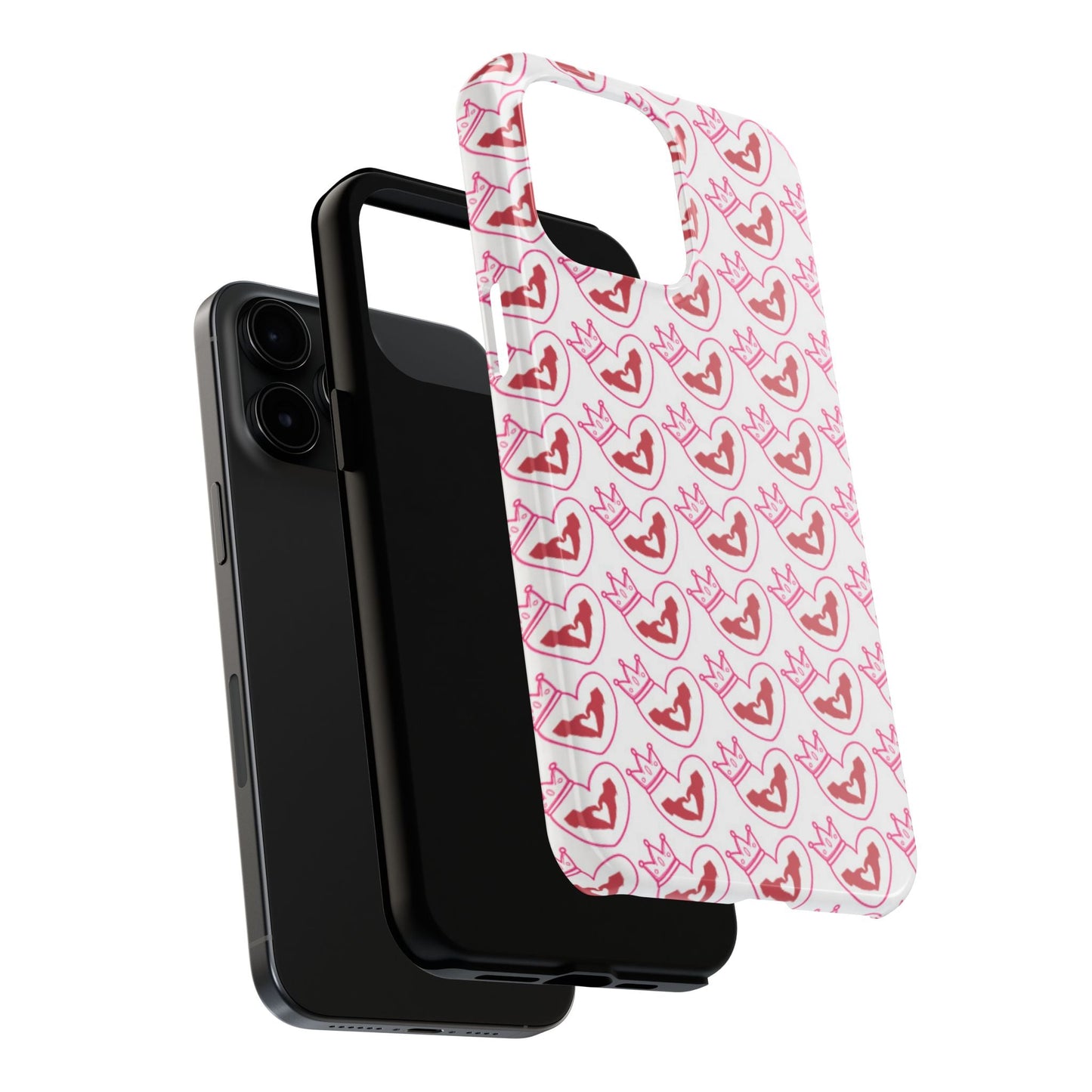 Modern Love Hearts & Stars - iPhone Series Case - BOGO Cases