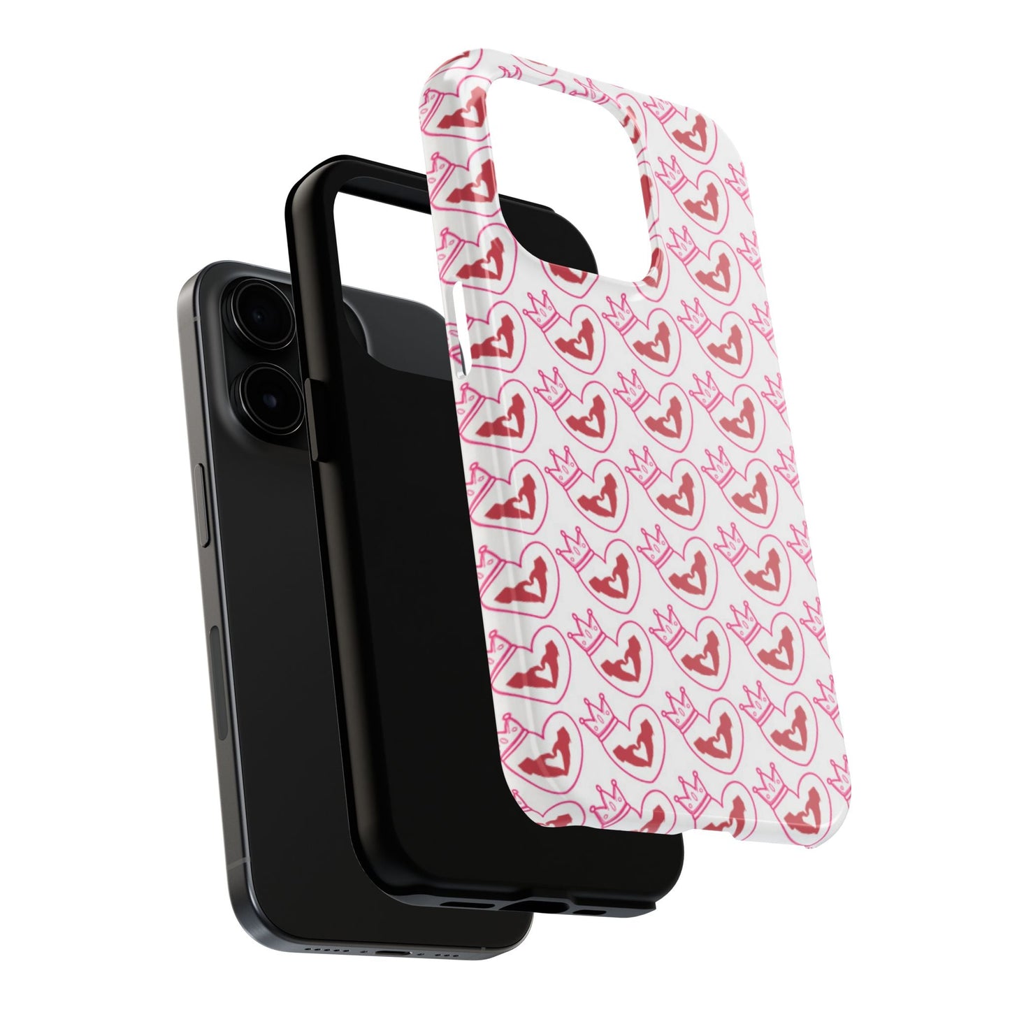 Modern Love Hearts & Stars - iPhone Series Case - BOGO Cases