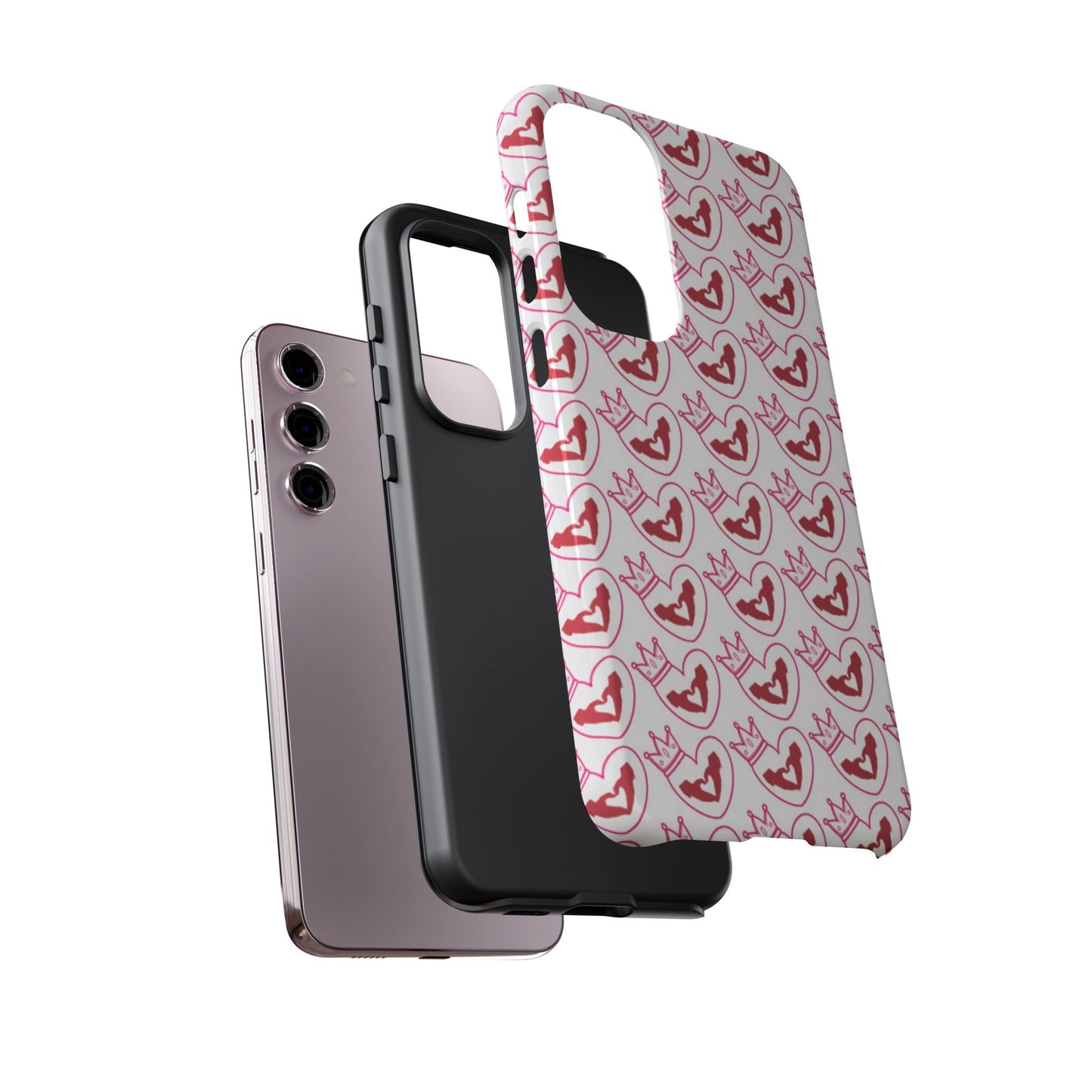 Modern Love Hearts & Stars - Samsung Galaxy Case - BOGO Cases