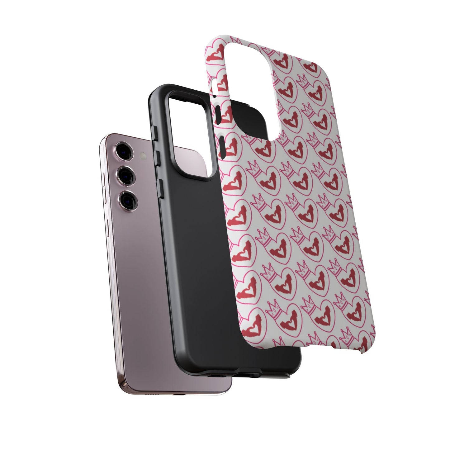 Modern Love Hearts & Stars - Samsung Galaxy Case - BOGO Cases