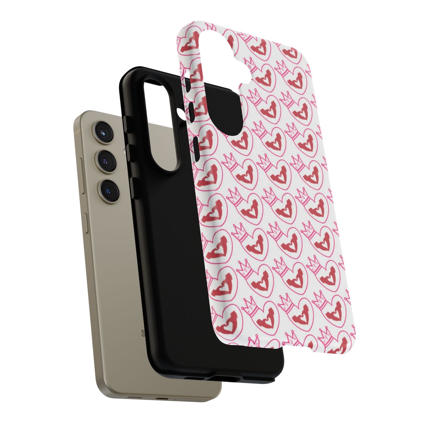 Modern Love Hearts & Stars - Samsung Galaxy Case - BOGO Cases