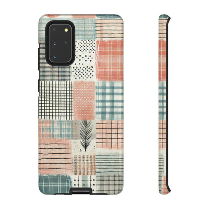 Modern Patchwork Pastel – Stylish Protection with Quilted Farmhouse Vibes - BOGO Cases