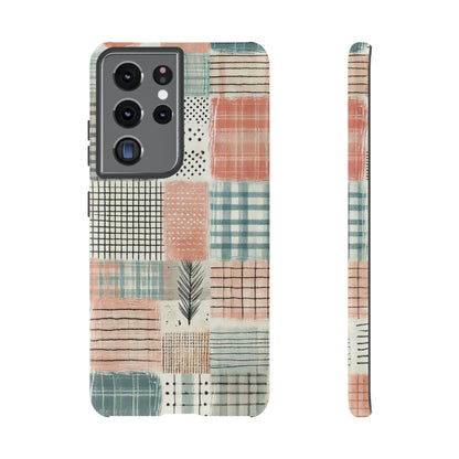 Modern Patchwork Pastel – Stylish Protection with Quilted Farmhouse Vibes - BOGO Cases