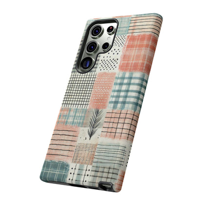 Modern Patchwork Pastel – Stylish Protection with Quilted Farmhouse Vibes - BOGO Cases