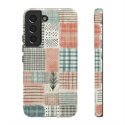 Modern Patchwork Pastel – Stylish Protection with Quilted Farmhouse Vibes - BOGO Cases