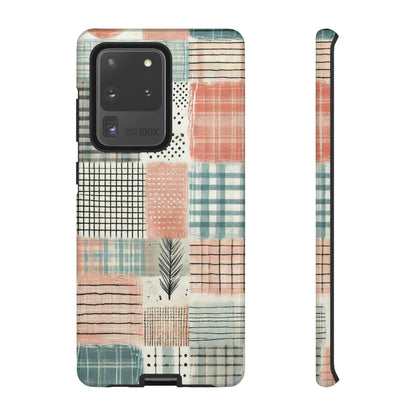 Modern Patchwork Pastel – Stylish Protection with Quilted Farmhouse Vibes - BOGO Cases